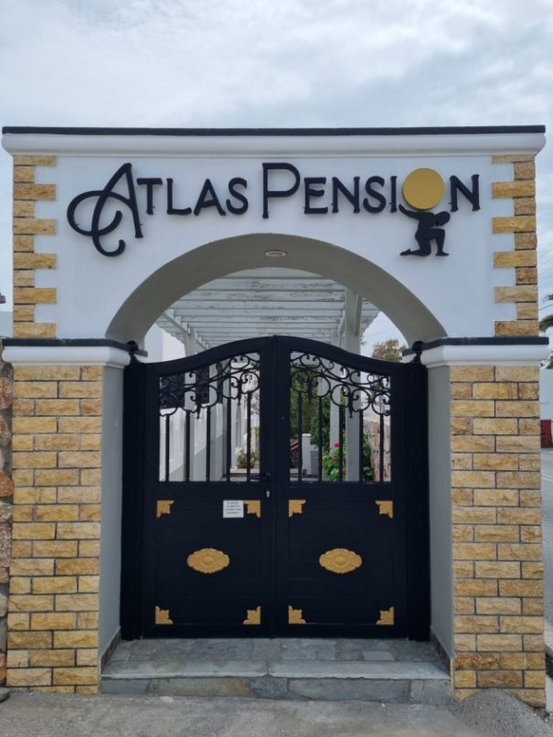 Pension Atlas Santorini Entrance